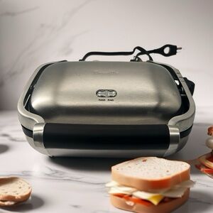 Breville BSG600BSS Panini Press, Brushed Stainless Steel EUC